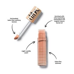 🆕 NIB Dibs “go to glossy balm” in “Kiss Me Quick” peachy nude shimmer shade